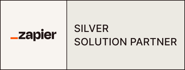 Certified Zapier Solutions Partner badge